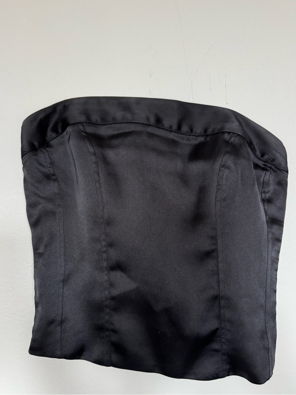 Satin corset top
